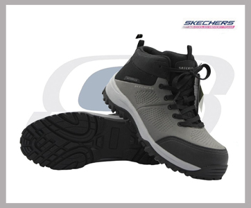 Skechers Work™ Waterproof: Relment - Erett (Charcoal / Black)